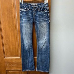 BKE Madison boot cut stretchy denim jeans 24 x 31.5